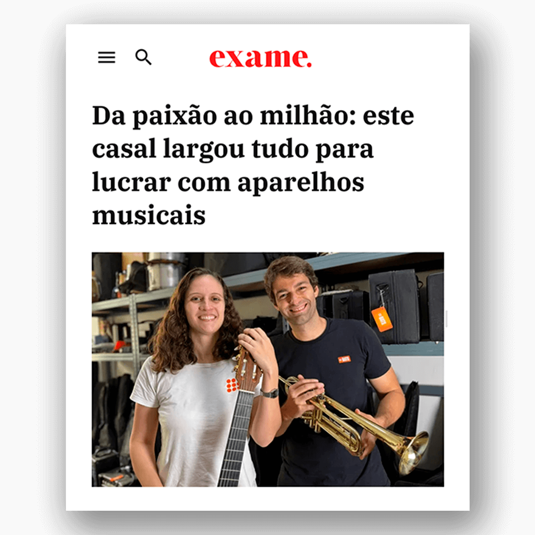 Reportagem sobre BATS na Exame