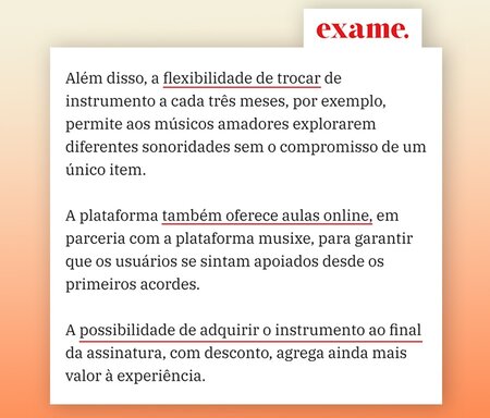 Reportagem sobre BATS na Exame